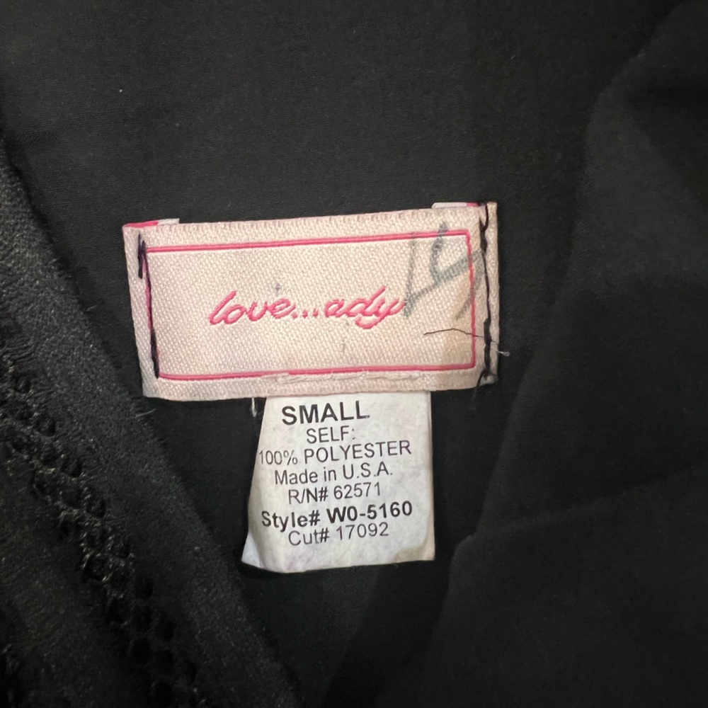 Classic Love…ady Black Sleeveless V Neck Fit and Flare Dress Size Small - Picture 6 of 6